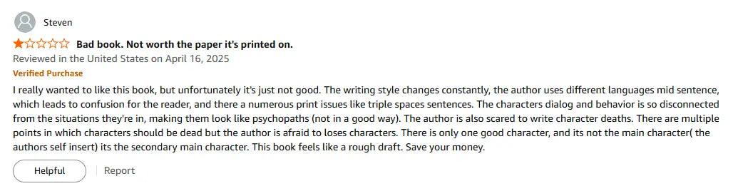 The Review That Sparked This Post